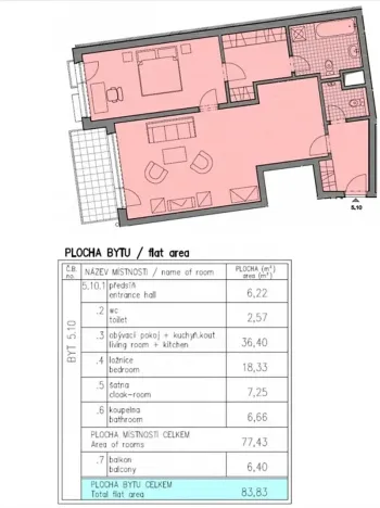 Prodej bytu 2+kk, Praha - Libeň, Drahobejlova, 83 m2