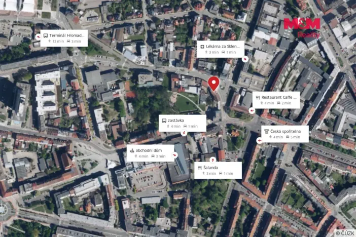 Pronájem obchodního prostoru, Hradec Králové - Pražské Předměstí, Hořická, 55 m2