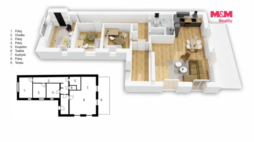 Prodej rodinného domu, Jíkev, 113 m2