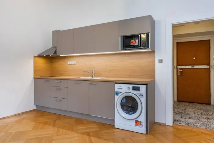 Pronájem bytu 1+kk, Praha - Karlín, Vítkova, 29 m2