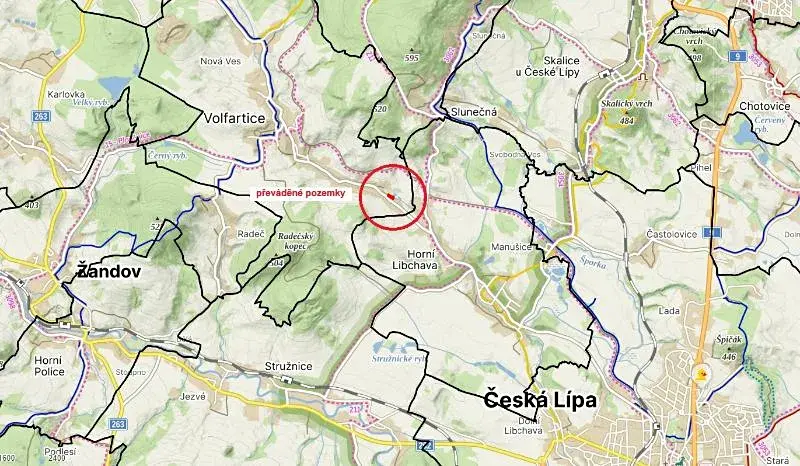 Prodej pozemku, Volfartice, 2152 m2