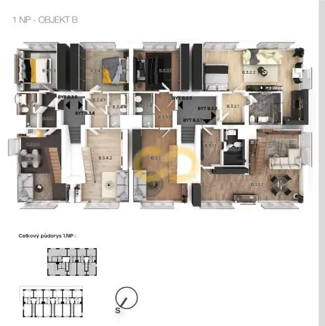 Prodej bytu 1+kk, Nové Hutě, 36 m2