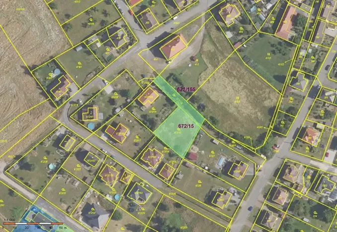 Prodej pozemku pro bydlení, Osek, 1281 m2