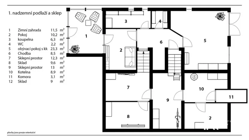 Prodej rodinného domu, Chrudim, Čáslavská, 227 m2
