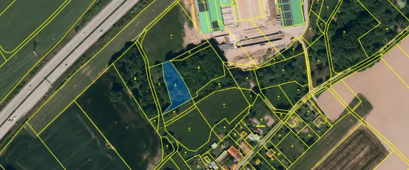 Prodej lesa, Olbramice, 2070 m2