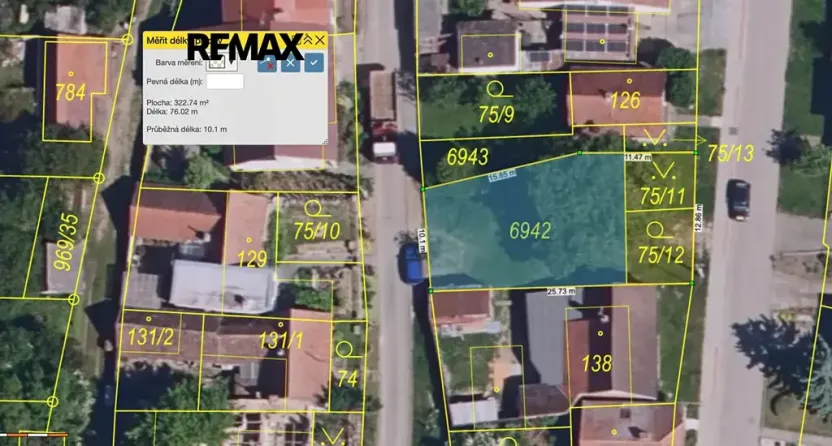 Prodej pozemku pro bydlení, Brumovice, 323 m2