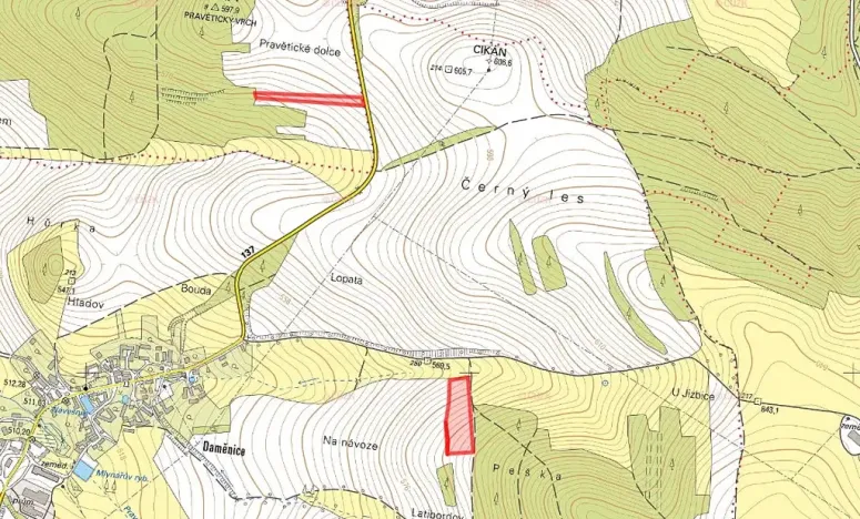 Prodej pole, Načeradec, 12602 m2