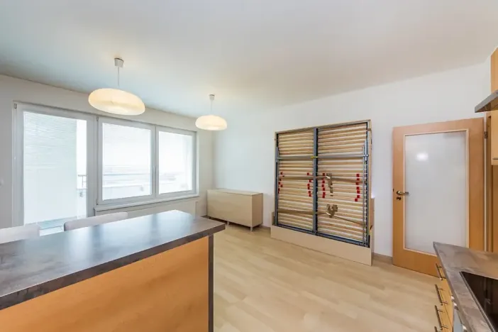 Pronájem bytu 1+kk, Praha - Horní Měcholupy, Mantovská, 45 m2