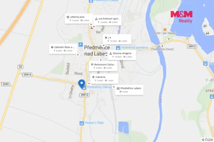 Pronájem bytu 1+1, Předměřice nad Labem, Hradecká, 45 m2