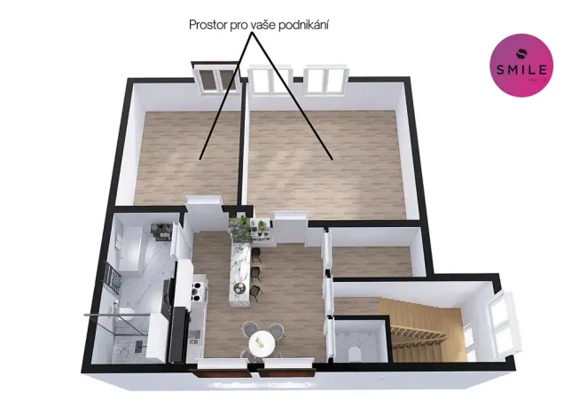 Pronájem kanceláře, Frýdek-Místek, Nové Dvory-Kamenec, 65 m2
