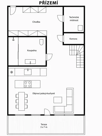 Prodej rodinného domu, Praha - Kolovraty, Kupkova, 141 m2