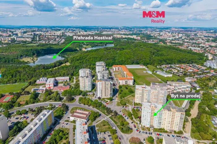 Prodej bytu 2+kk, Praha - Horní Měcholupy, Nad přehradou, 44 m2