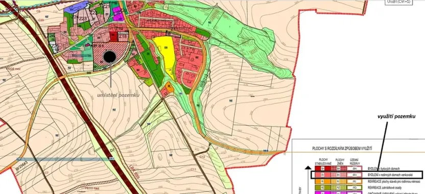 Prodej pozemku pro bydlení, Knovíz, U Kostela, 1312 m2