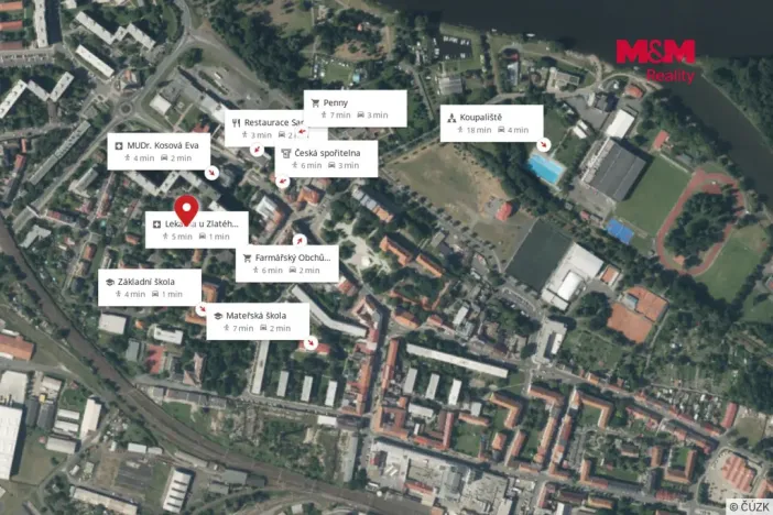 Pronájem bytu 2+1, Lovosice, 28. října, 72 m2