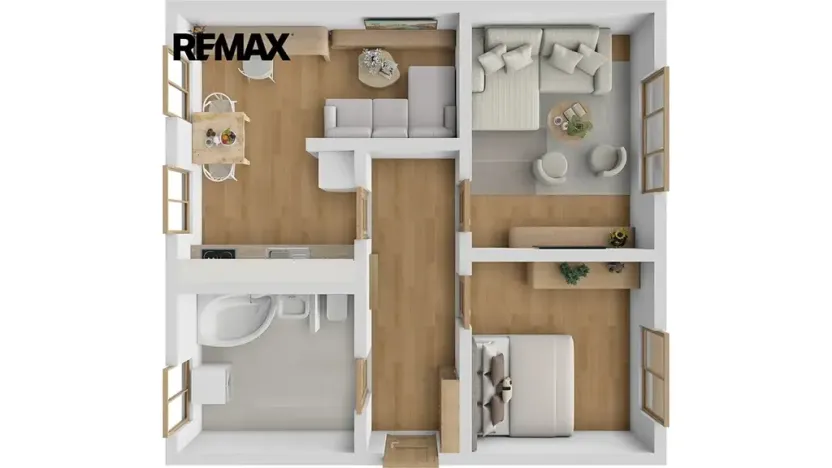 Prodej bytu 3+kk, Vikantice, 57 m2