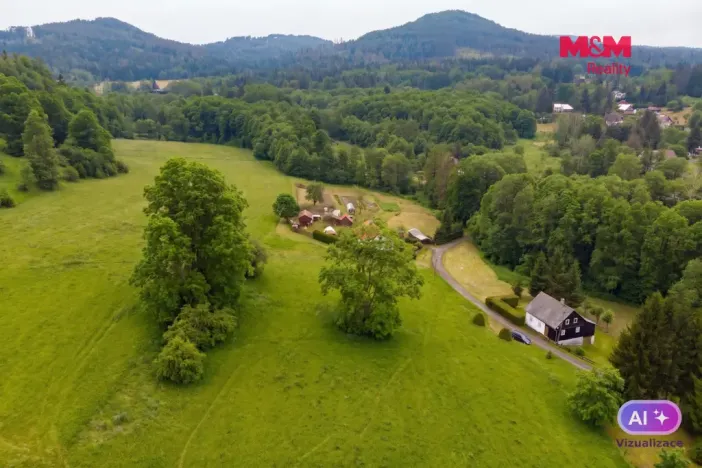 Prodej zahrady, Chřibská - Krásné Pole, 1156 m2