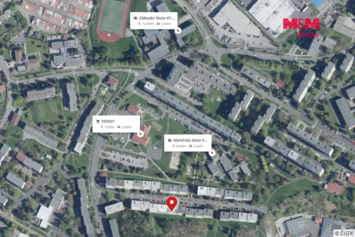 Pronájem bytu 1+1, Sokolov, Jelínkova, 38 m2