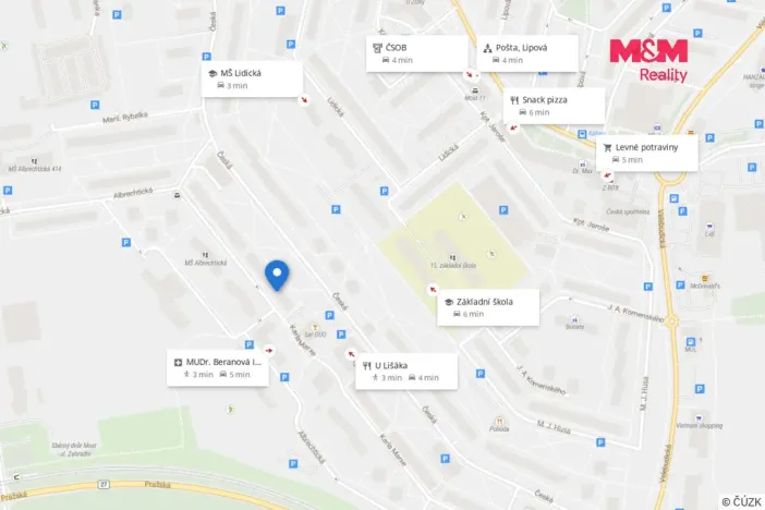 Prodej bytu 2+kk, Most, Albrechtická, 40 m2