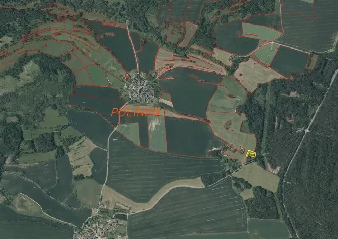Prodej pozemku, Krsy - Polínka, 2400 m2
