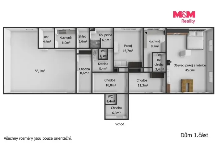 Prodej rodinného domu, Srbice - Háje, 175 m2