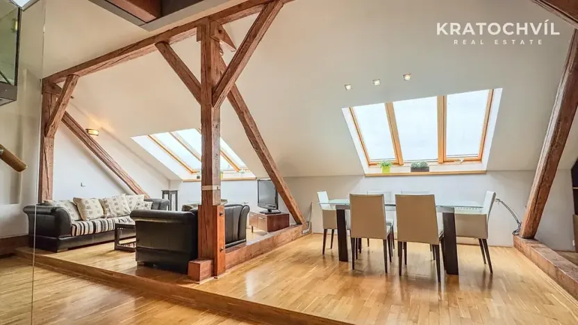 Pronájem bytu 2+1, Praha - Smíchov, Hořejší nábřeží, 117 m2
