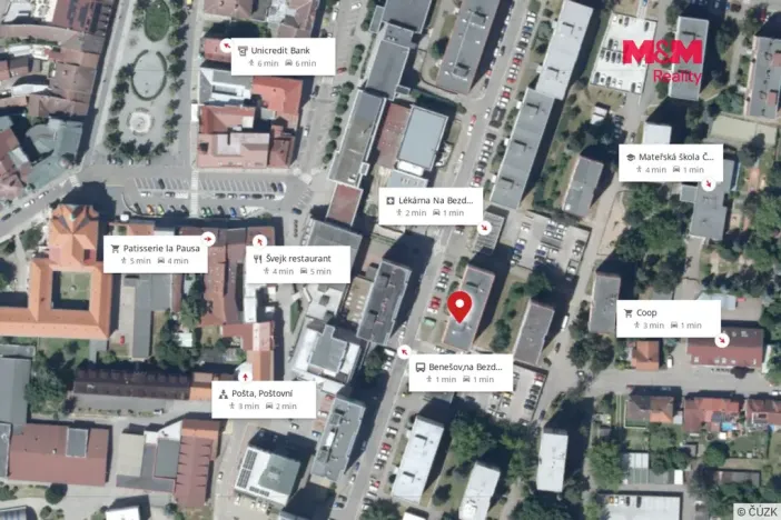 Prodej bytu 2+1, Benešov, Na Bezděkově, 65 m2