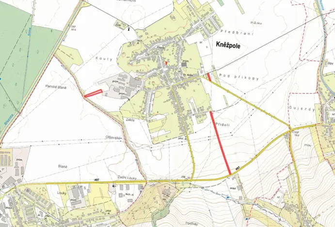 Prodej podílu pozemku pro bydlení, Kněžpole, 1916 m2