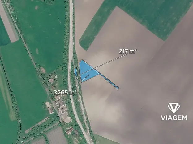 Prodej podílu pole, Čížkovice, 1019 m2