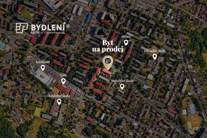Prodej bytu 2+1, Ústí nad Labem, Kosmonautů, 56 m2