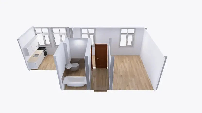 Pronájem bytu 1+kk, Ostrava, Křišťanova, 34 m2
