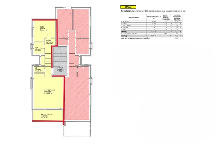 Prodej bytu 2+kk, Starigrad, Chorvatsko, 57 m2