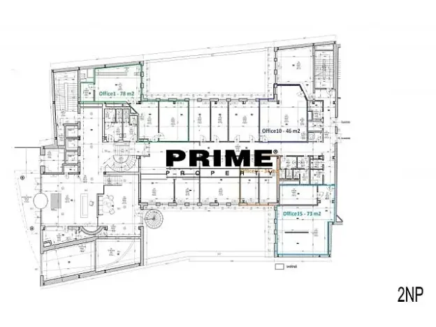 Pronájem kanceláře, Praha - Nové Město, Klimentská, 46 m2