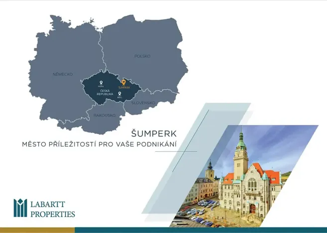 Pronájem obchodního prostoru, Šumperk, 155 m2