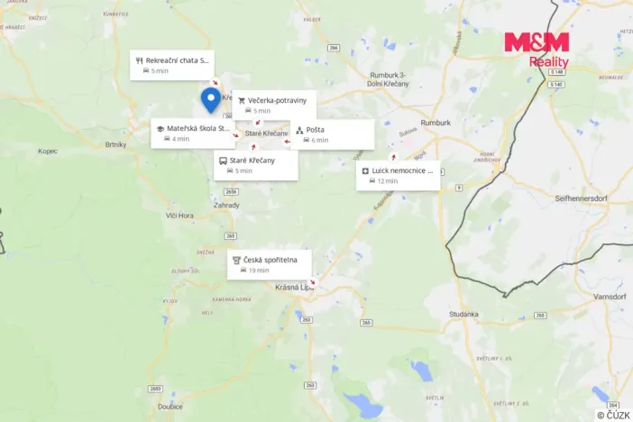 Prodej pozemku pro bydlení, Staré Křečany, 1596 m2