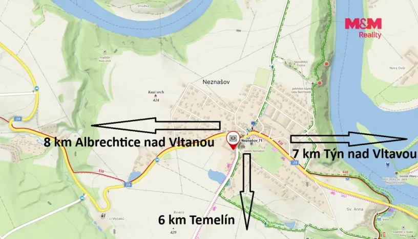 Prodej bytu 2+1, Všemyslice - Neznašov, 70 m2