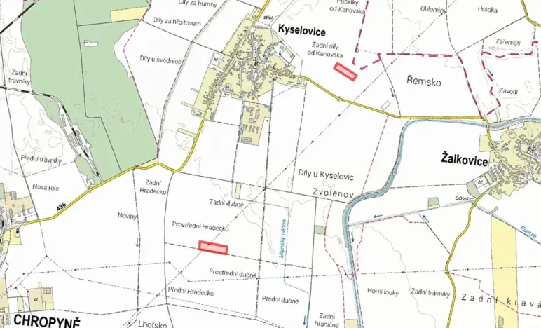 Prodej pole, Kyselovice, 8330 m2