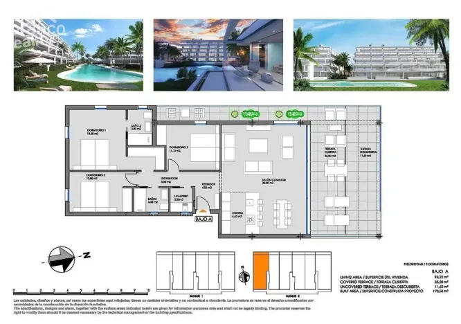 Prodej bytu 4+kk, Cartagena, Murcia, Španělsko, 170 m2