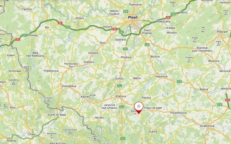 Prodej pole, Kolinec, 2385 m2
