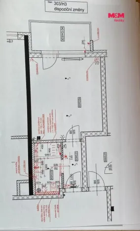 Pronájem bytu 1+kk, Praha - Dolní Měcholupy, Honzíkova, 28 m2