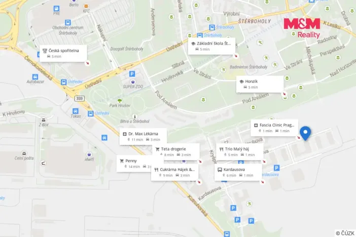 Pronájem bytu 1+kk, Praha - Dolní Měcholupy, Honzíkova, 28 m2