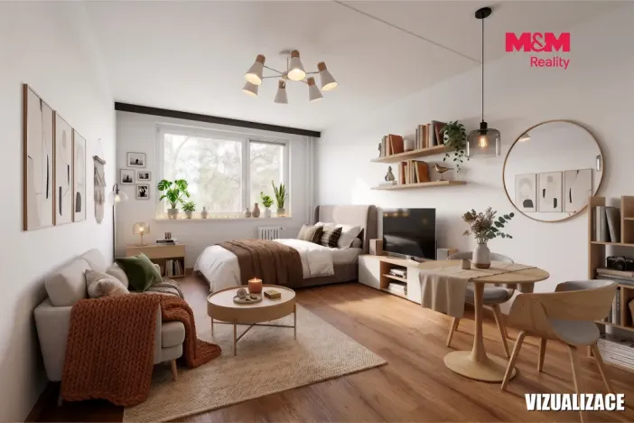 Prodej bytu 1+kk, Praha - Chodov, Machkova, 29 m2
