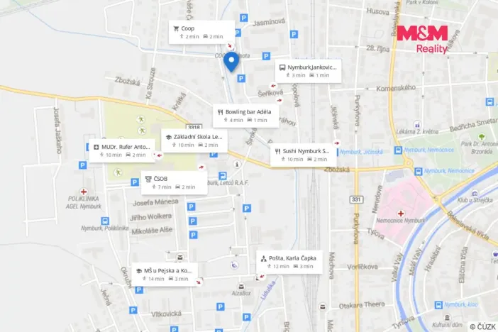 Pronájem bytu 4+kk, Nymburk, Sadová, 88 m2