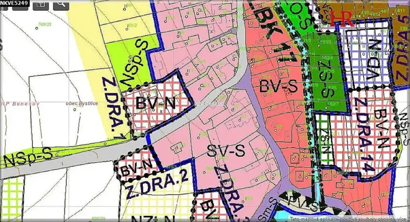 Prodej pozemku pro bydlení, Bystřice, 1187 m2