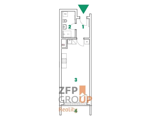 Prodej bytu 1+kk, Mladá Boleslav, 33 m2
