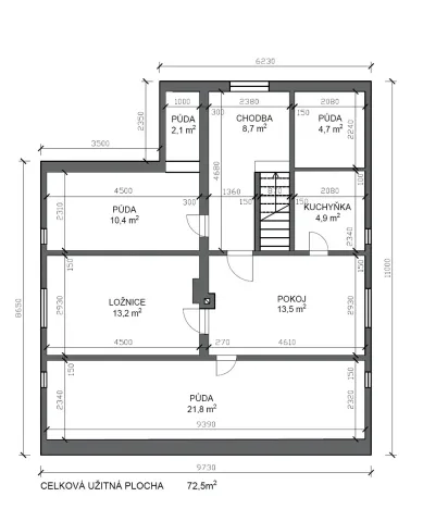 Prodej rodinného domu, Tymákov, 115 m2