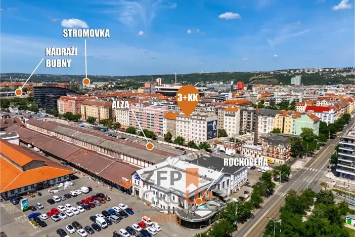 Prodej bytu 3+kk, Praha - Holešovice, Jateční, 61 m2
