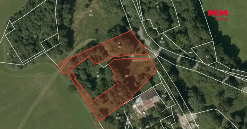 Prodej pozemku pro bydlení, Dvorce - Rejchartice, 2894 m2
