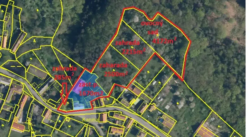 Prodej zemědělské usedlosti, Kanina, 500 m2