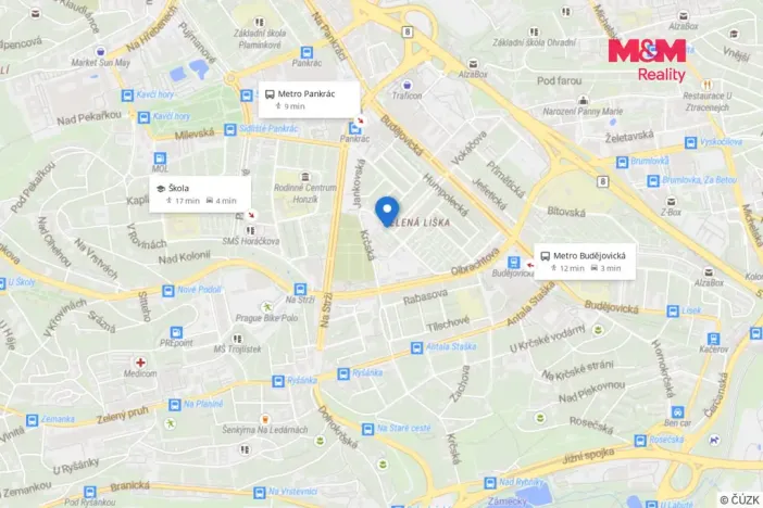 Prodej bytu 4+1, Praha - Krč, Pacovská, 92 m2