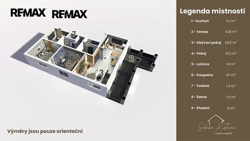 Prodej bytu 3+kk, Hradec Králové, Meruňková, 96 m2